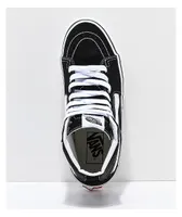 Vans Sk8-Hi Black & White Platform Shoes