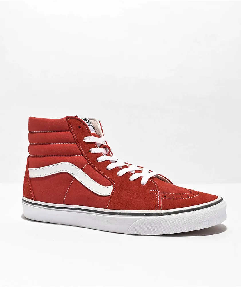 Vans Sk8-Hi Bossa Nova Red Skate Shoes