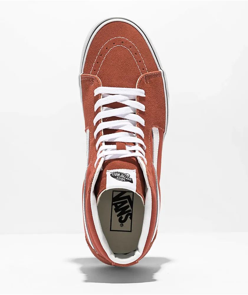 Vans Sk8-Hi Color Theory Burnt Ochre Skate Shoes