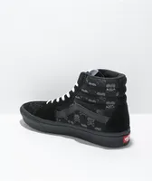 Vans Sk8-Hi ComfyCush Coldheart Black Skate Shoes