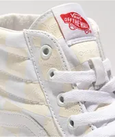 Vans Sk8-Hi DIY White Checkered Skate Shoes