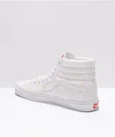 Vans Sk8-Hi DIY White Checkered Skate Shoes