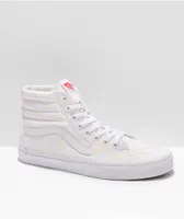 Vans Sk8-Hi DIY White Checkered Skate Shoes