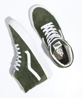 Vans Sk8-Hi Grape Leaf Pig Suede Skate Shoes