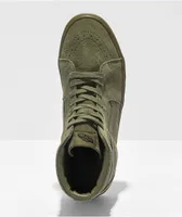 Vans Sk8-Hi Mono Olive Skate Shoes