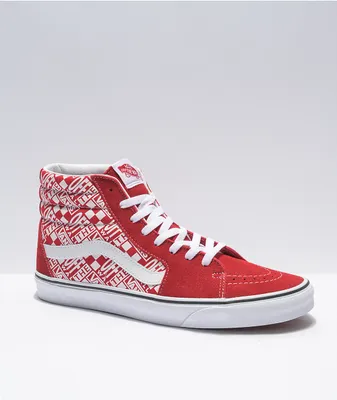 Vans Sk8-Hi OTW Chili Pepper Red Skate Shoes