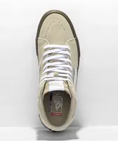 Vans Sk8-Hi Oatmeal & Dark Gum Skate Shoes