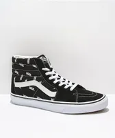 Vans Sk8-Hi Print Black & White Skate Shoes