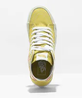 Vans Sk8-Hi Psychedelic Resort Yellow Skate Shoes