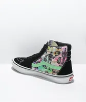 Vans Sk8-Hi Shroom Doom Black & White Skate Shoes