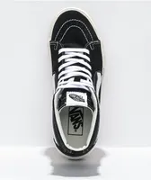 Vans Sk8-Hi Stacked Black, White & Gum Platform Shoes