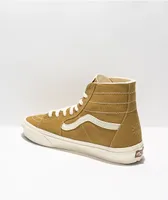 Vans Sk8-Hi Tapered Eco Theory Mustard Gold & True White Skate Shoes