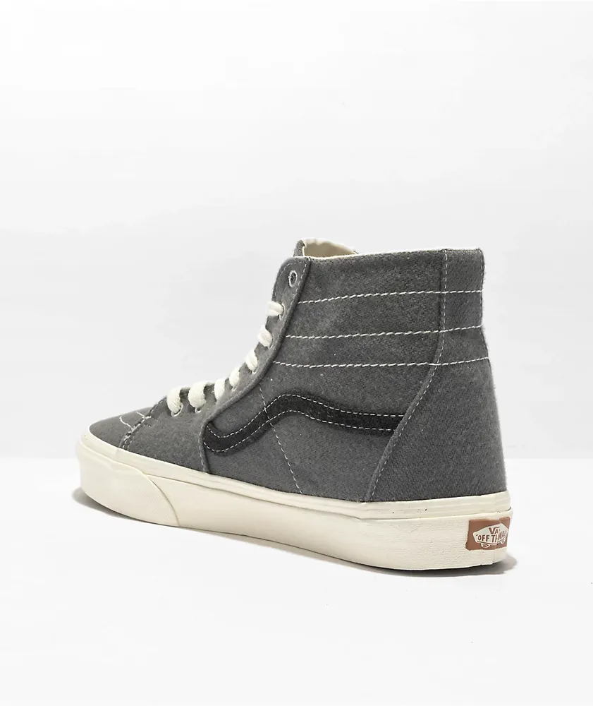 Vans Sk8-Hi Tapered Eco Wool Grey Skate Shoes