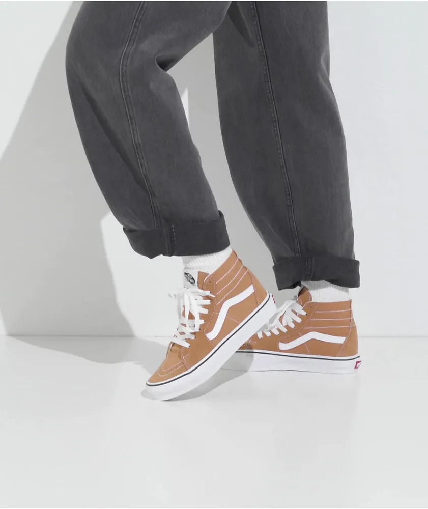 Vans Sk8-Hi Tapered Meerkat Orange Skate Shoes