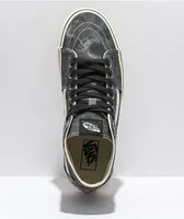 Vans Sk8-Hi Tapper Black Marble Denim Skate Shoes