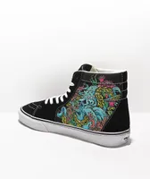 Vans Sk8-Hi Underwater Black & White Skate Shoes