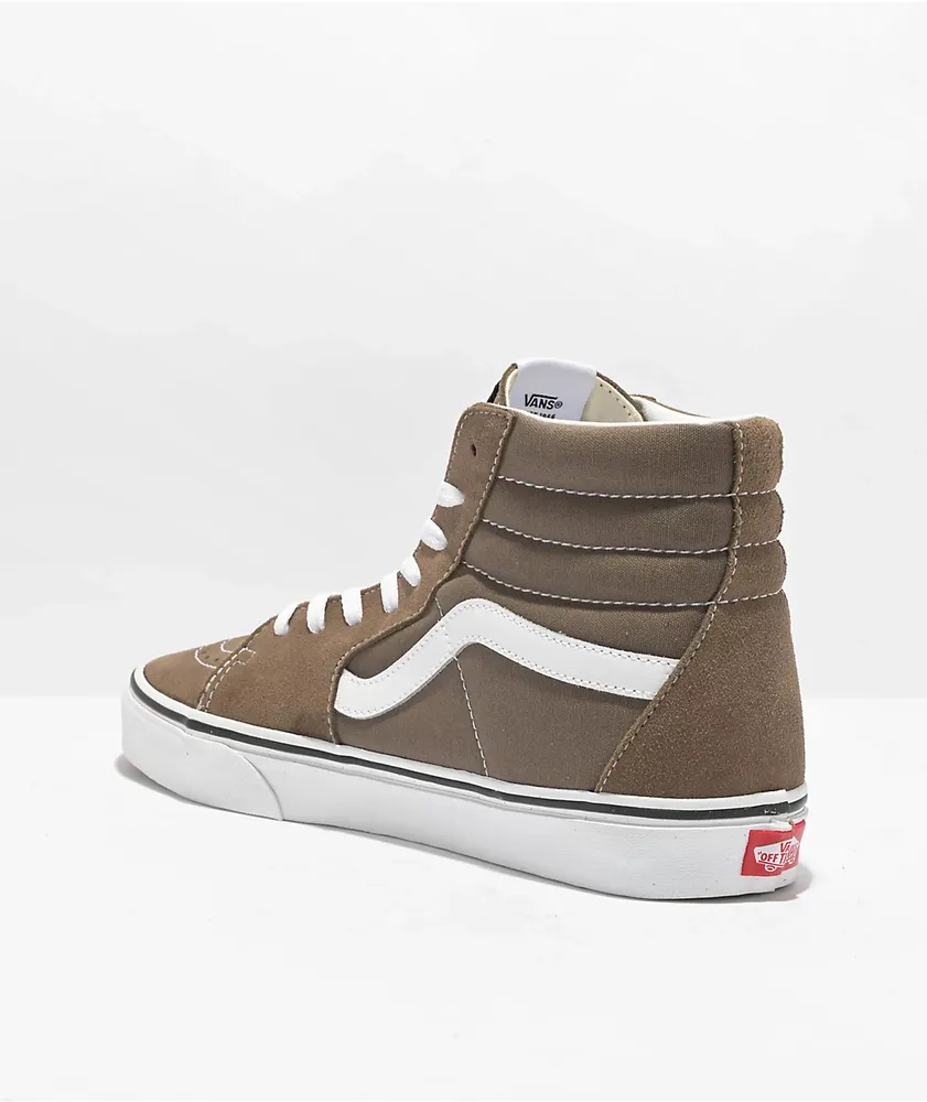 Vans Sk8-Hi Walnut & True White Skate Shoes