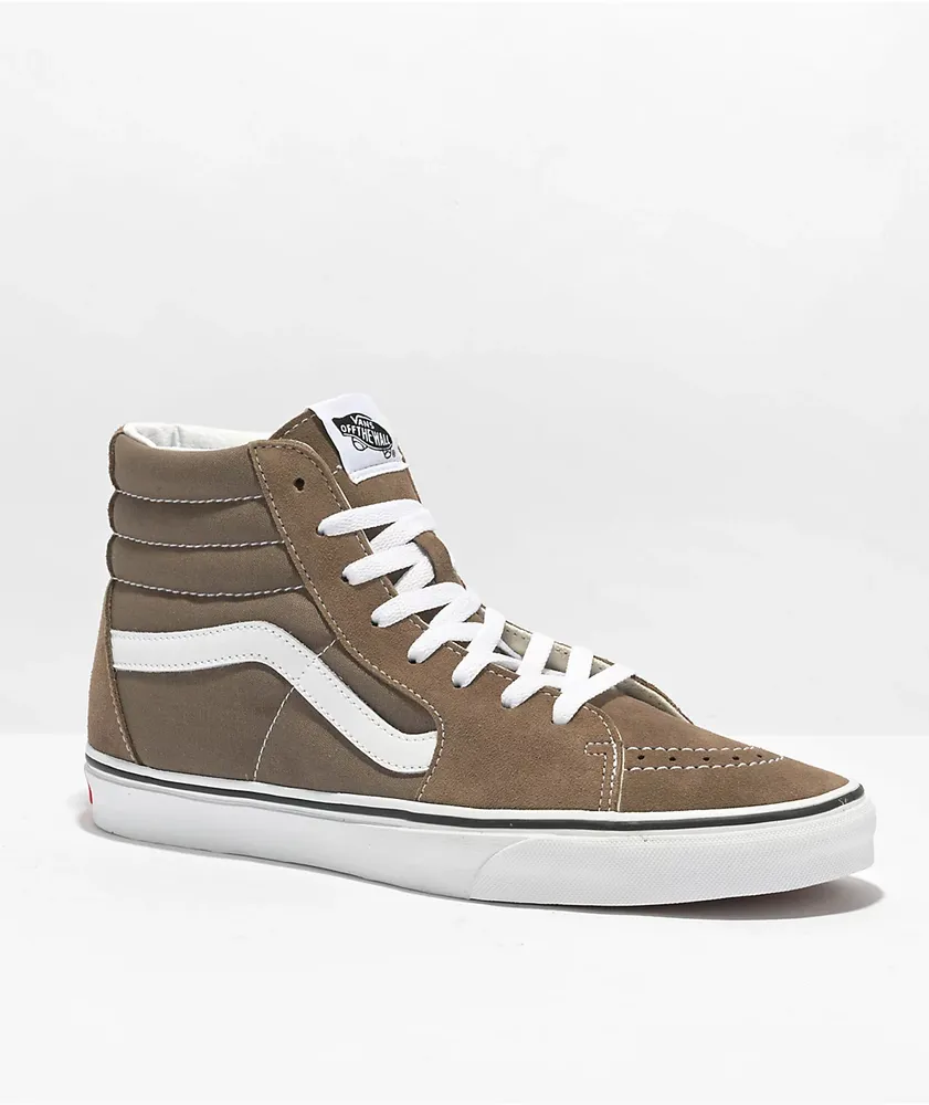 Vans Sk8-Hi Walnut & True White Skate Shoes