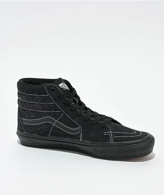 Vans Sk8 Hi Web Dark Grey & Black Skate Shoes