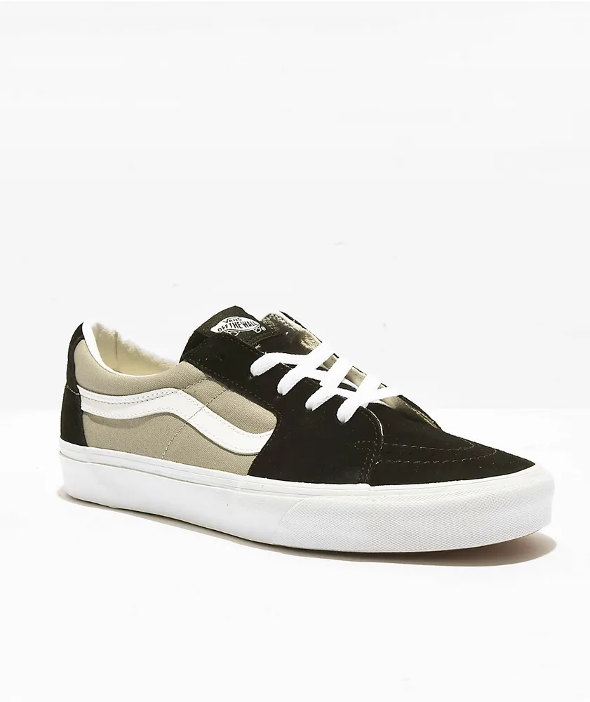 Vans Sk8-Low Black & Drizzle Grey Skate Shoes