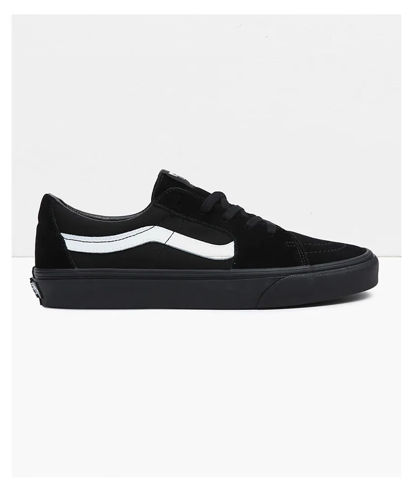 Vans Sk8-Low Black & White Skate Shoes