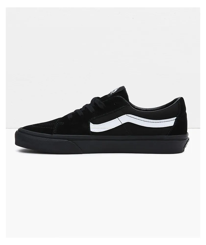 Vans Sk8-Low Black & White Skate Shoes