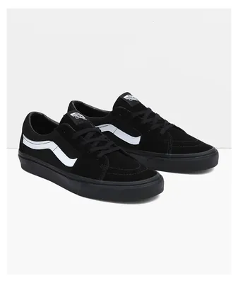 Vans Sk8-Low Black & White Skate Shoes
