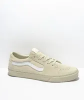 Vans Sk8-Low Contrast Bone & White Skate Shoes