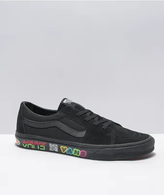 Vans Sk8-Low Disrupt Black Skate Shoes