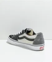 Vans Sk8-Low Drizzle Black, Grey, & True White Skate Shoes