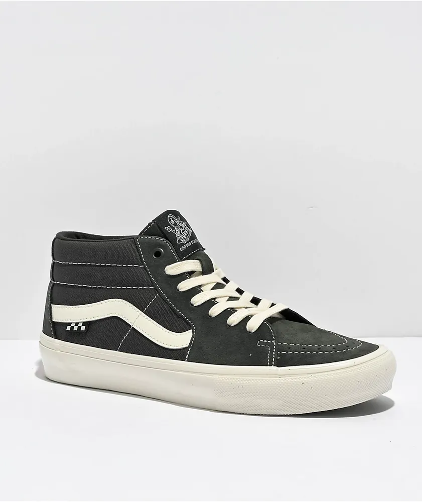 Vans Sk8-Mid Grosso Gray Skate Shoes