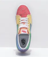 Vans Sk8-Mid Pride Multi & White Skate Shoes