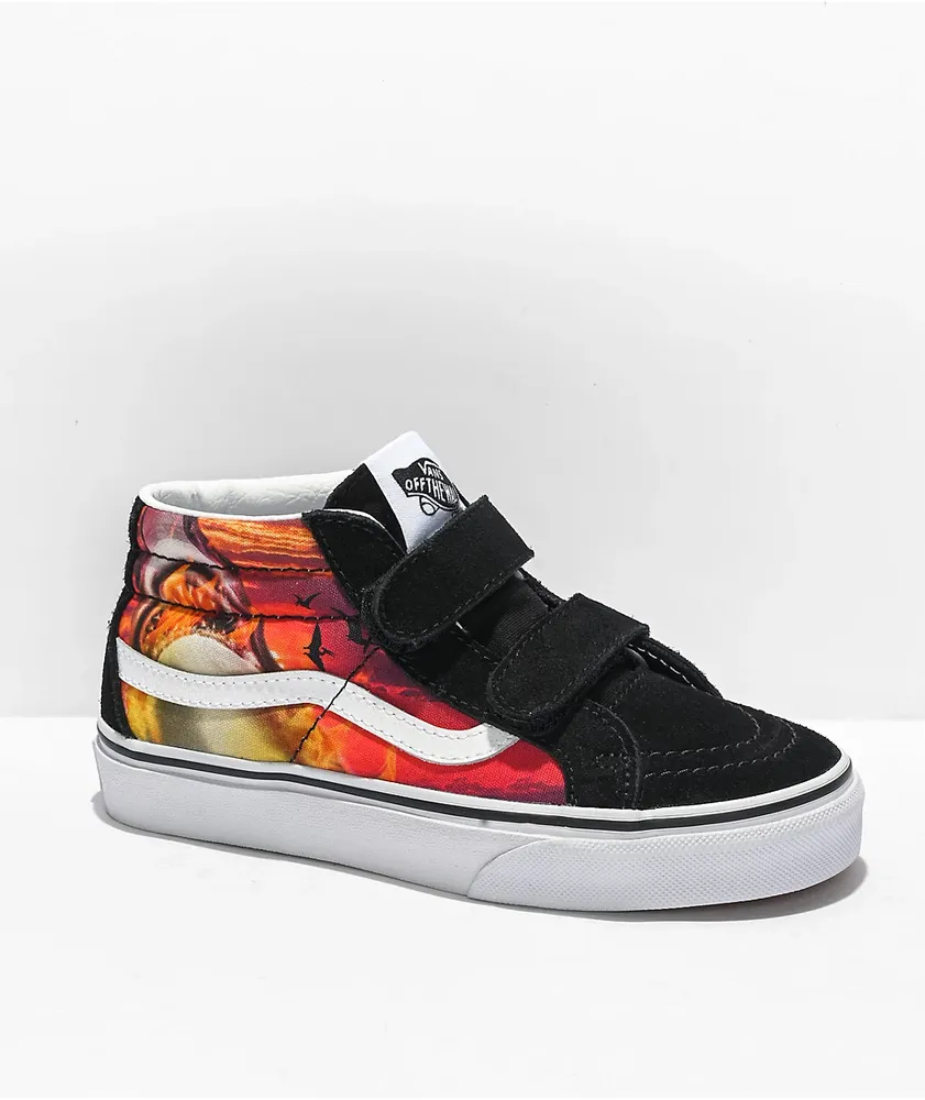 Vans x Stranger Things Sk8-Hi Reissue Black & Red Skate Shoes