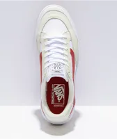 Vans Skate Berle White & Chili Pepper Skate Shoes