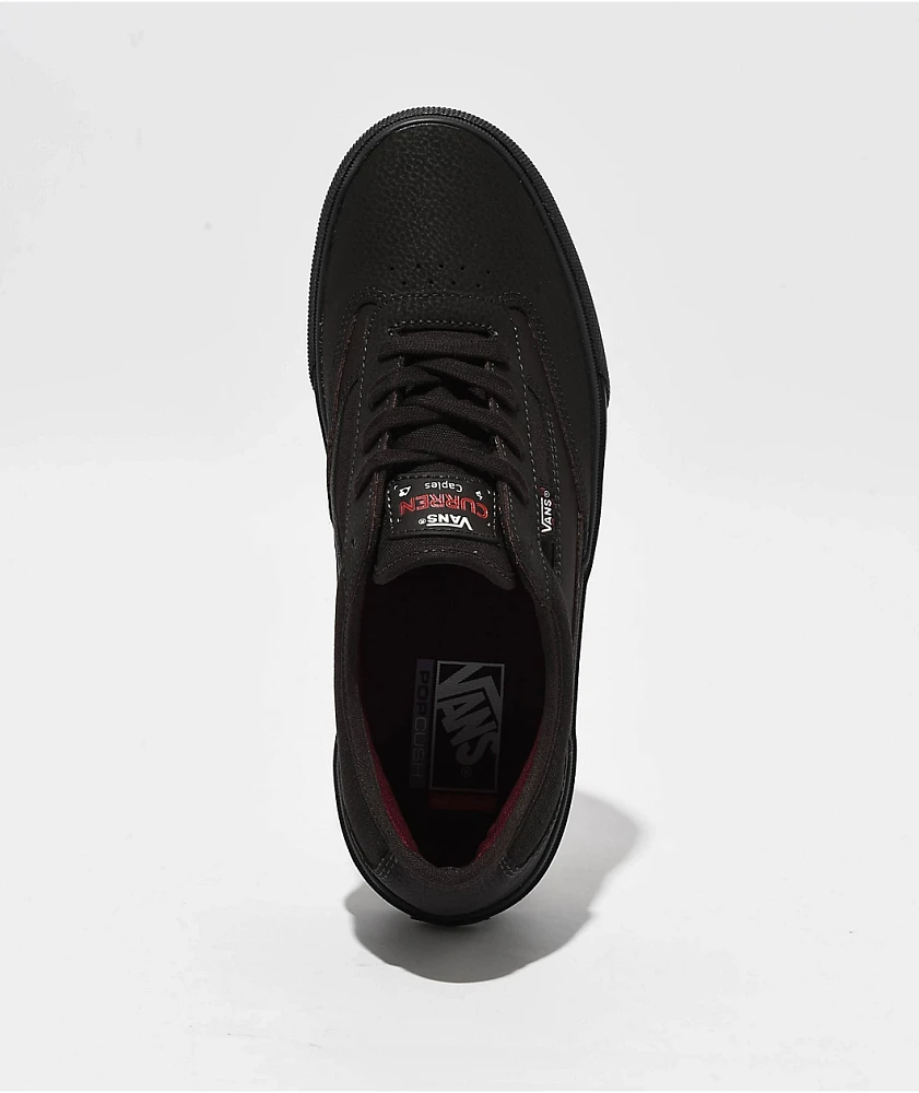 Vans Skate Curren Caples Dark Brown Skate Shoes