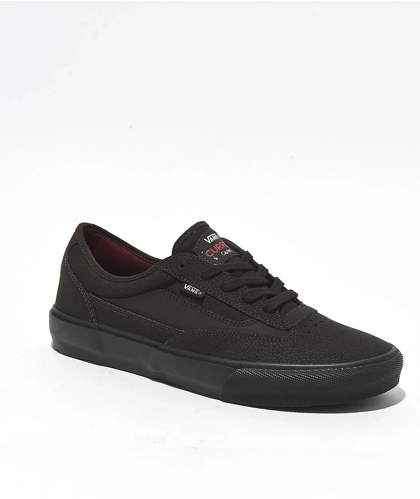Vans Skate Curren Caples Dark Brown Skate Shoes
