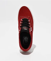 Vans Skate Curren Caples Red & White Skate Shoes