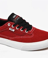 Vans Skate Curren Caples Red & White Skate Shoes