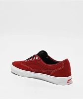 Vans Skate Curren Caples Red & White Skate Shoes