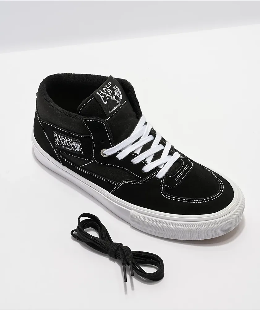 Vans Skate Half Cab Black & White Skate Shoes