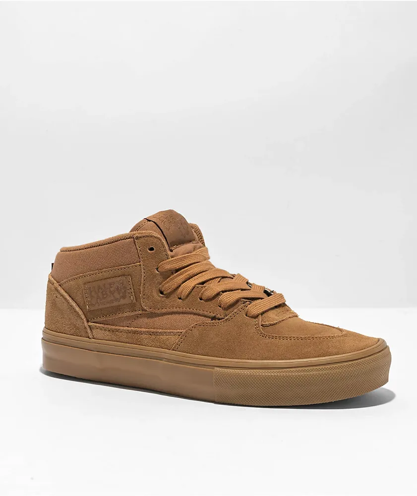 Vans Skate Half Cab Brown & Gum Skate Shoes