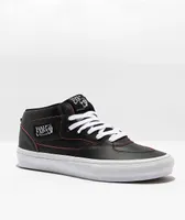 Vans Skate Half Cab Wearaway Black & Orange Leather Skate Shoes