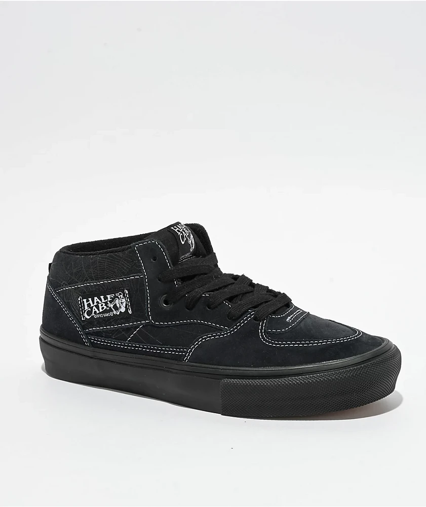 Vans Skate Half Cab Web Dark Grey & Black Skate Shoes