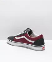 Vans Skate Old Skool Asphalt & Pomegranate Skate Shoes