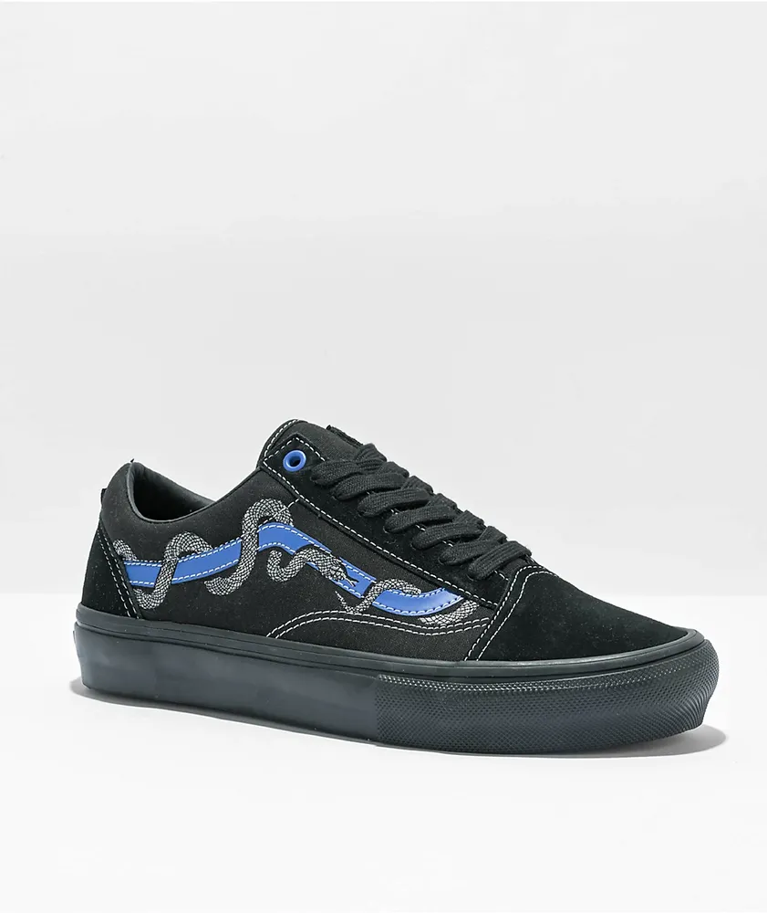 Vans Skate Old Skool Breeze Black & Blue Skate Shoes