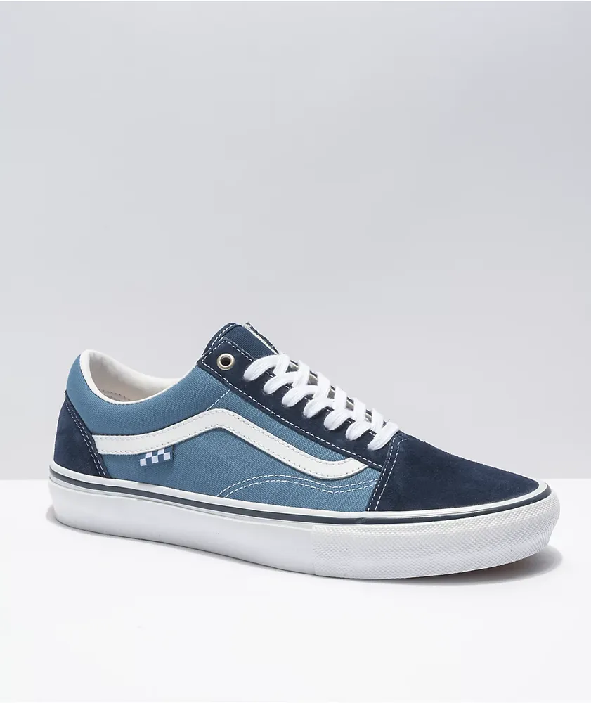 Vans Skate Old Skool Navy & White Skate Shoes