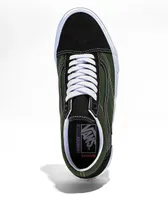 Vans Skate Old Skool Safari Black & Greenery Skate Shoes 