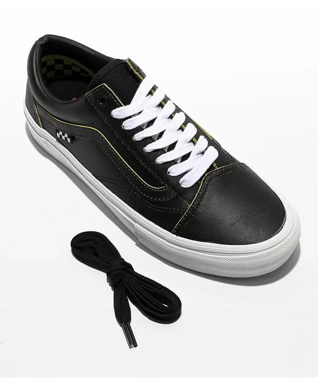 Vans Skate Old Skool Wearaway Black & Lime Skate Shoes