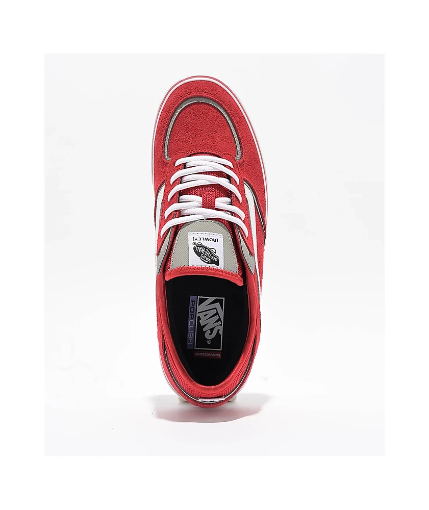 Vans Skate Rowley Red Skate Shoes
