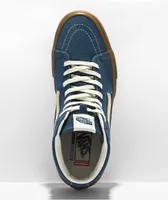 Vans Skate Sk8-Hi Dark Denim & Gum Skate Shoes